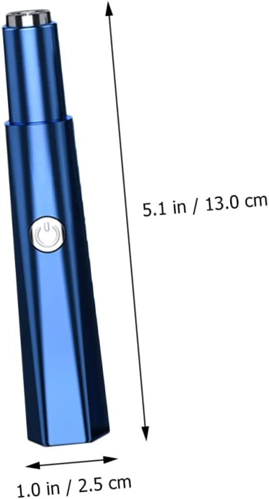 1 Set Electric Eyebrow Razor Nose Hair Trimmer Hair Cleaning Tool for Beard Design Precision Rotary Blade for Easy Grooming