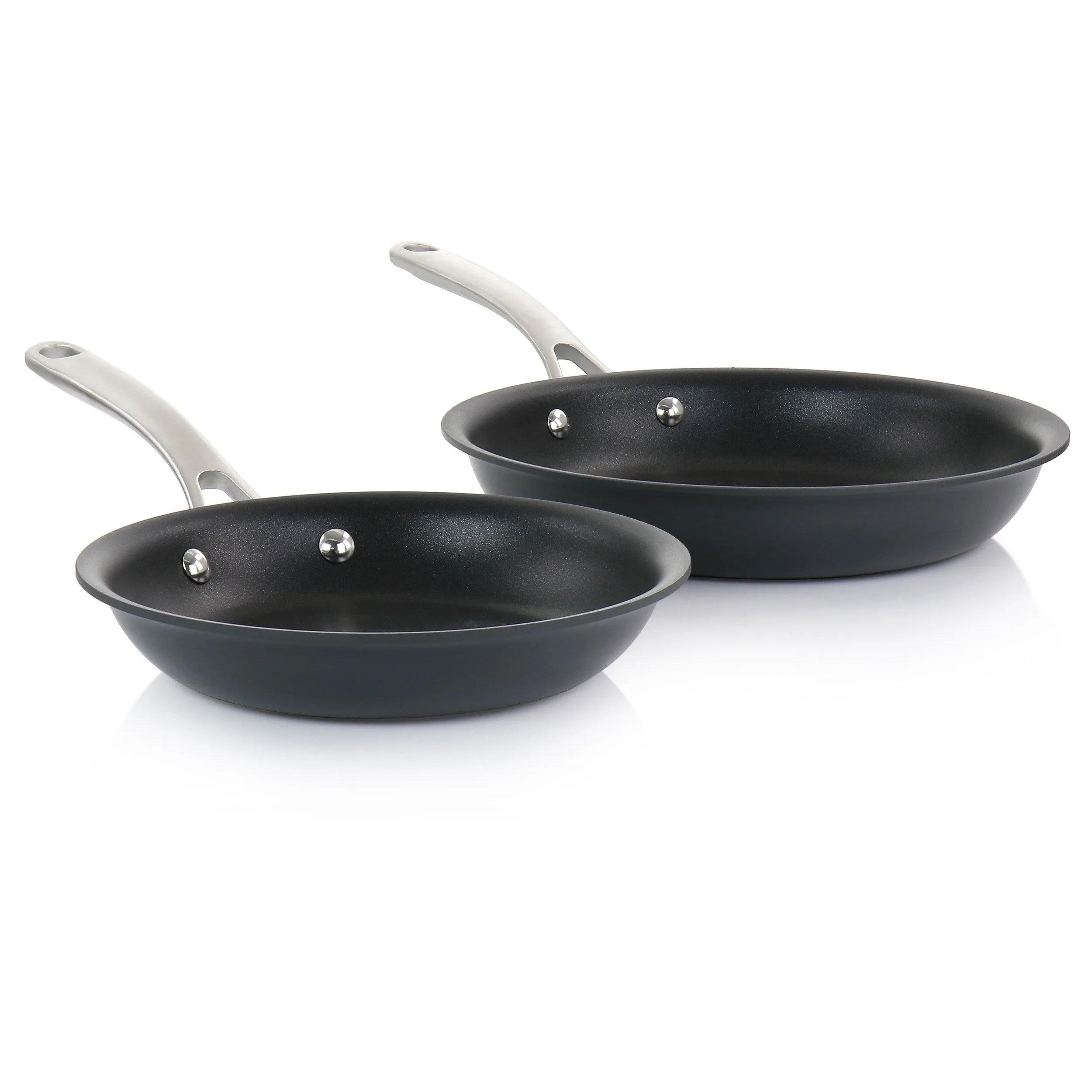 10 Piece Aluminum Nonstick Cookware Set in Black