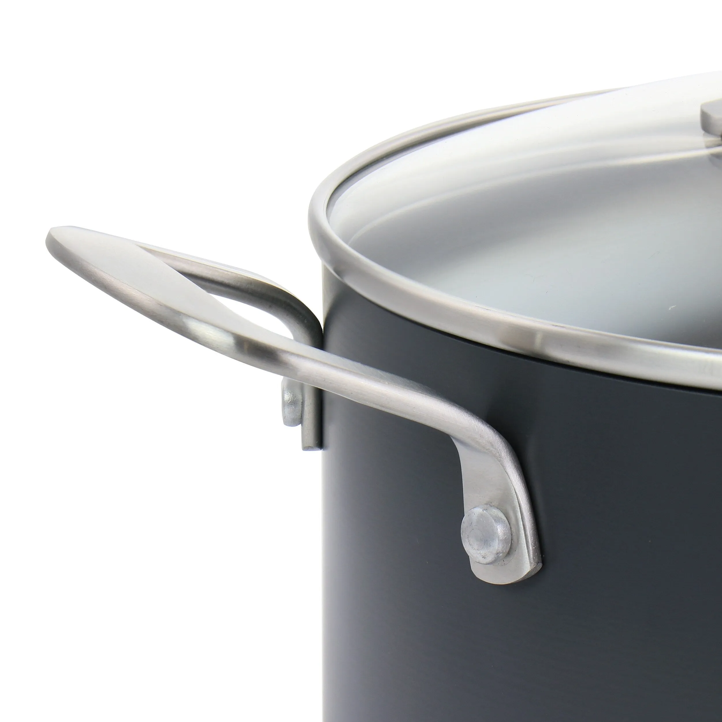 10 Piece Aluminum Nonstick Cookware Set in Black