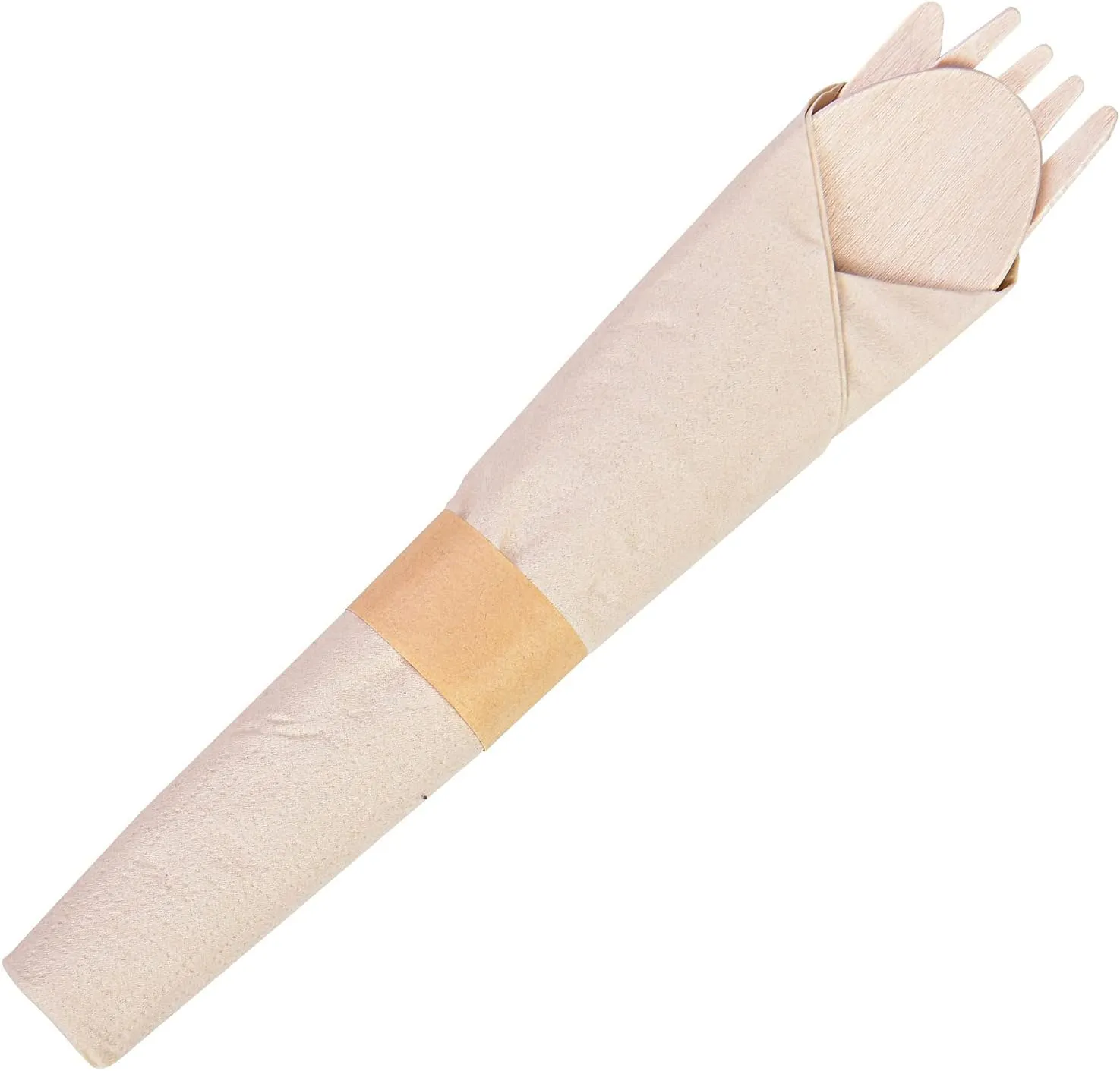 100% Compostable Cutlery Set [50 sets] Camping Utensil Set Include Spoon, Forks with Knives & Bamboo Napkins for Wedding, Party, Picnic, and Event by Earth’s Natural Alternative