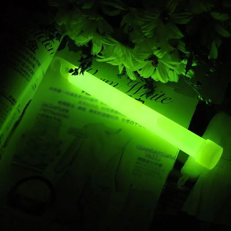 [100 Pack] 6 Inch Mixed Glow sticks Bulk Party Rave Light Disco Glow in The Dark