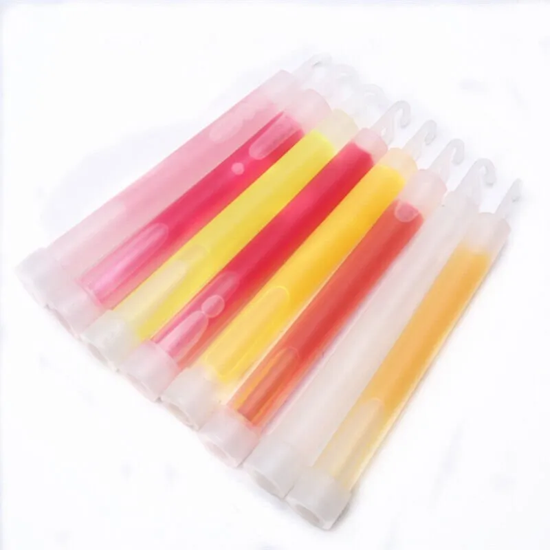 [100 Pack] 6 Inch Mixed Glow sticks Bulk Party Rave Light Disco Glow in The Dark