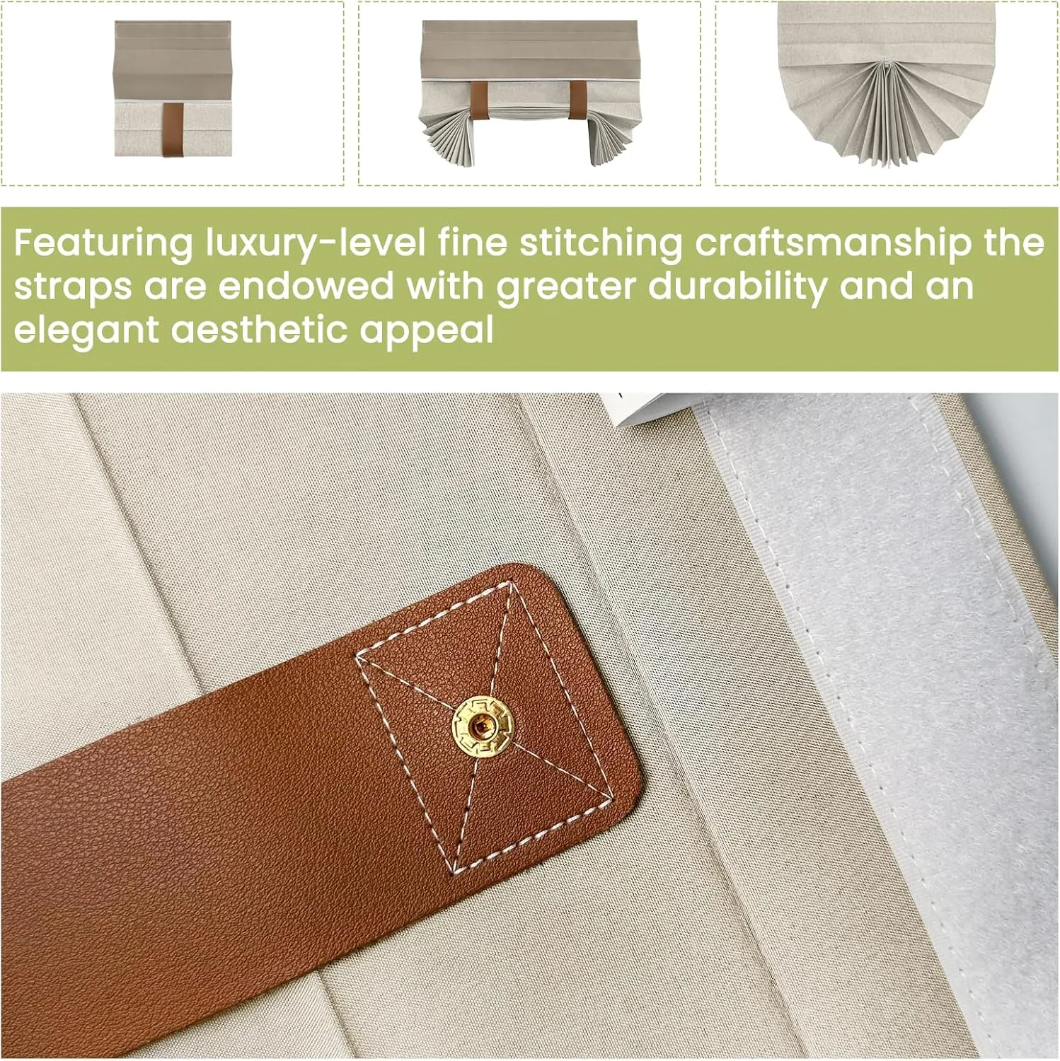 100% Self Adhesive Portable Blackout Curtains - Sticky Vertical Blinds Privacy Thermal Insulated Tricia Door Drapery for Patio Door French Door Sidelight Curtain, W26 x L40, 1 Panel, Cream White