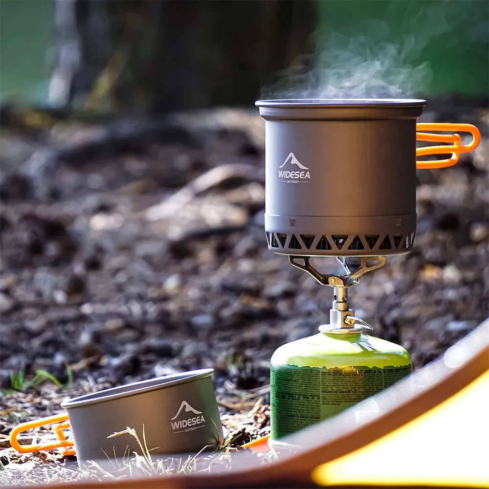 1.3L Camping Cookware Set – Outdoor Pot & Kettle