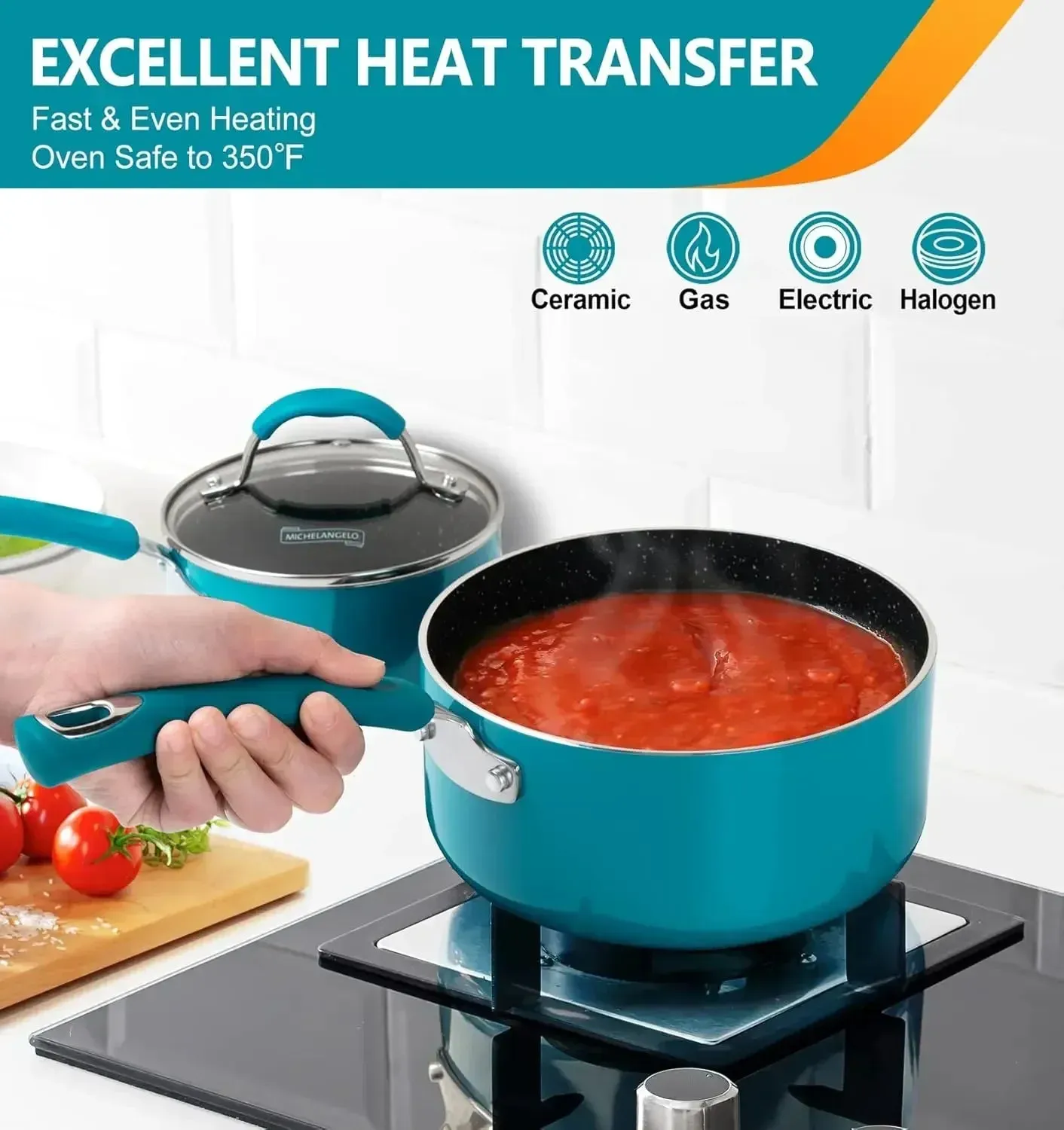 14-Piece Nonstick Cookware Set