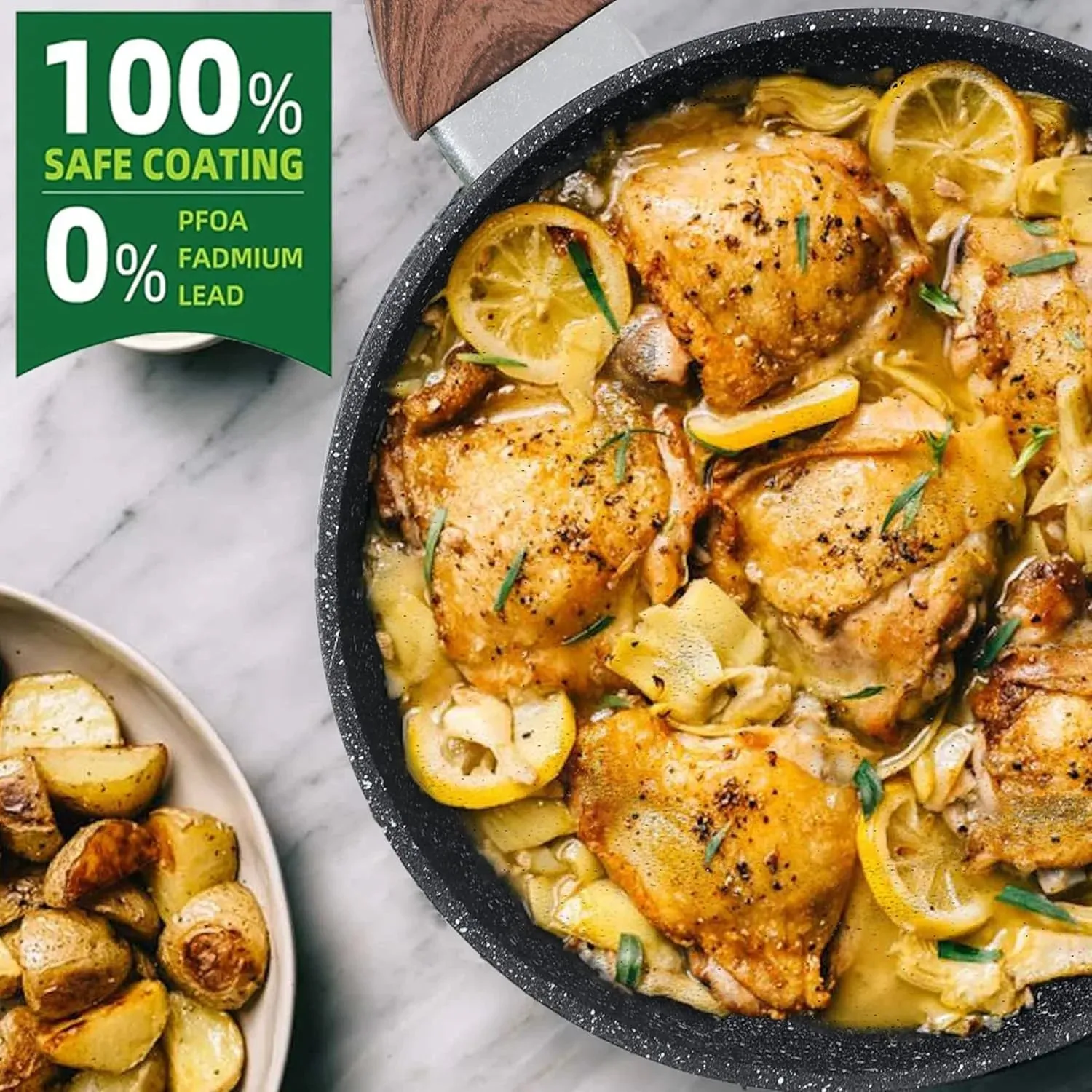 15-Piece Cookware Set Pots and Pans