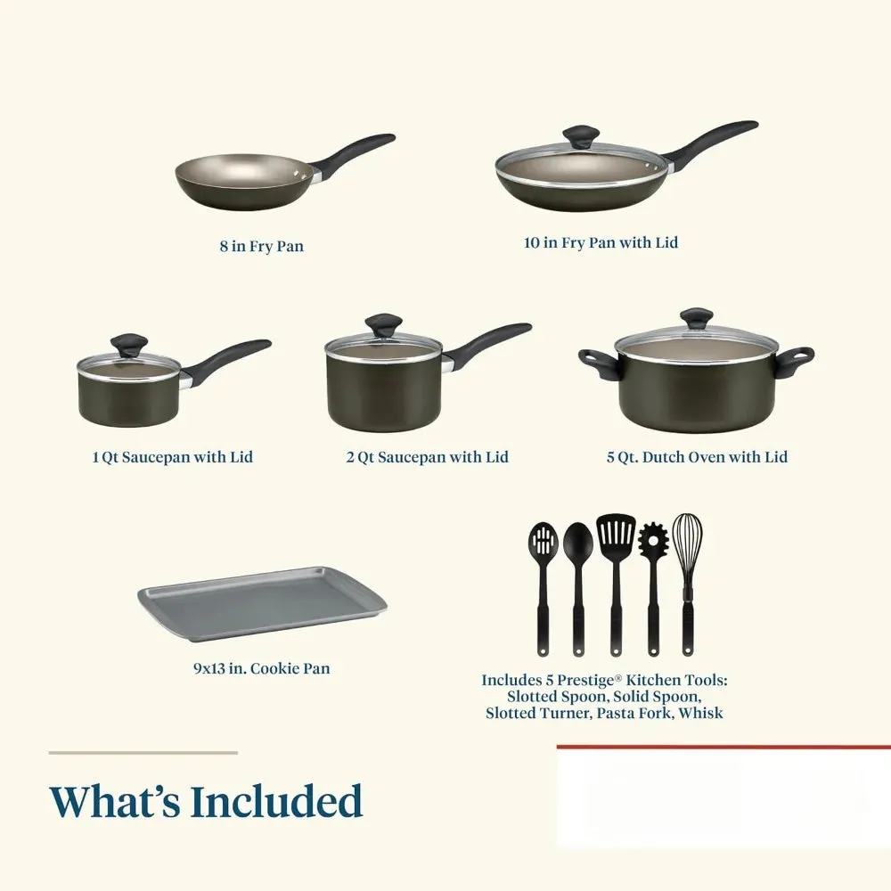 15pc Ceramic Cookware Set