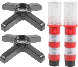1set Led Emergency Warning Light Rechargeable Glow Sticks for Vehicles Multi-Functional Flashing Tool for Roadside Safety for Cars Trucks Motorcycles and More
