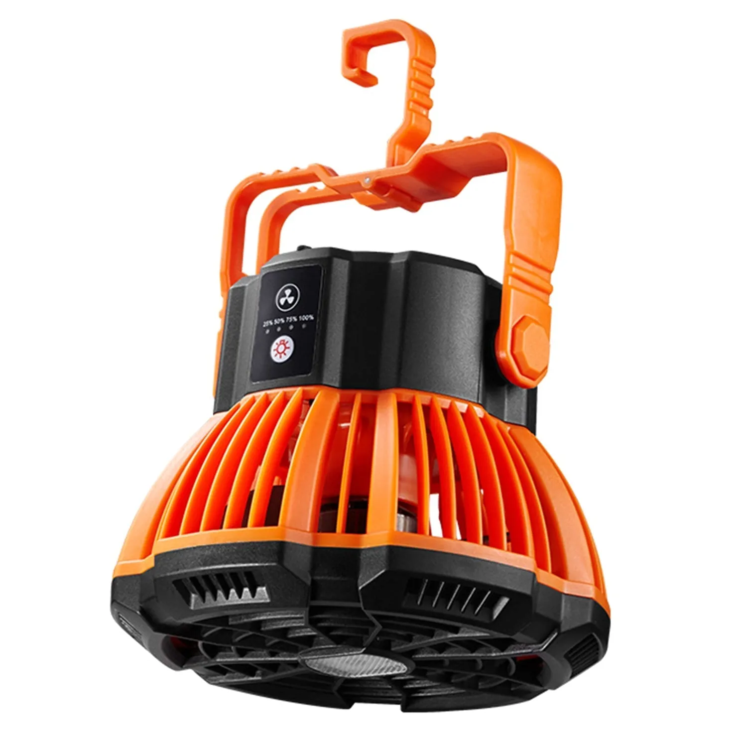 2-in-1 Portable Camping Lantern Electric Fan