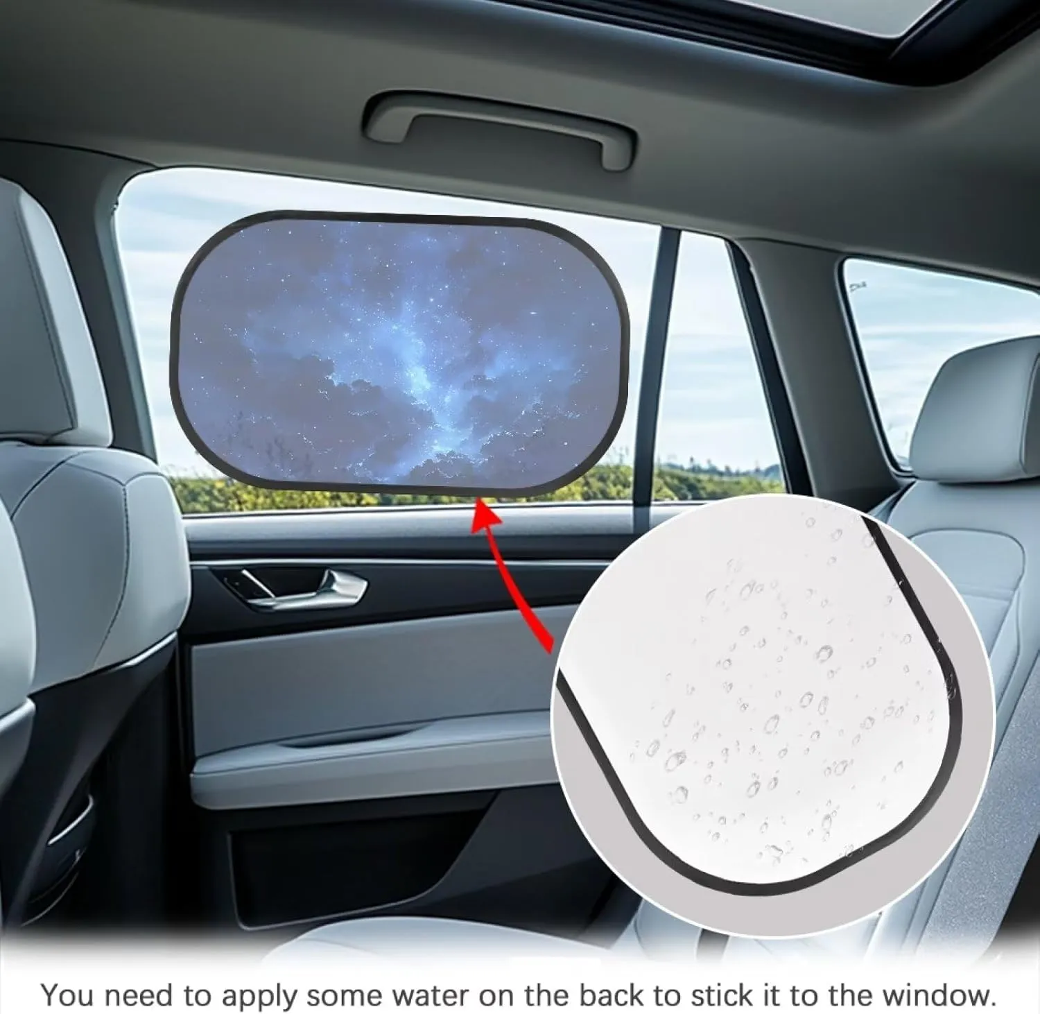 2 Pack Dog Car Window Shades,Strong-Light Blocking & UV Protection Privacy Shades,Universal Dog Paw Essential Interior Accessories for Baby,Car Camping