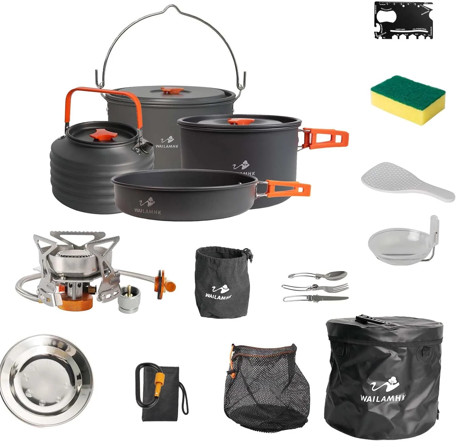 23 Pcs Camping cookware Set