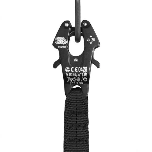 26″ Personal Retention Lanyard   Tango Carabiner & Frog Clamp