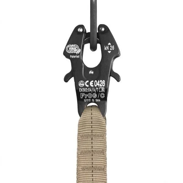 26″ Personal Retention Lanyard   Tango Carabiner & Frog Clamp