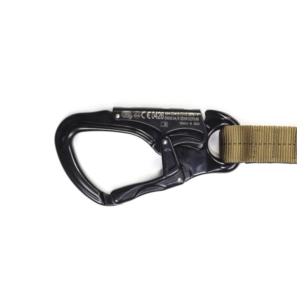 26″ Personal Retention Lanyard   Tango Carabiner & Frog Clamp