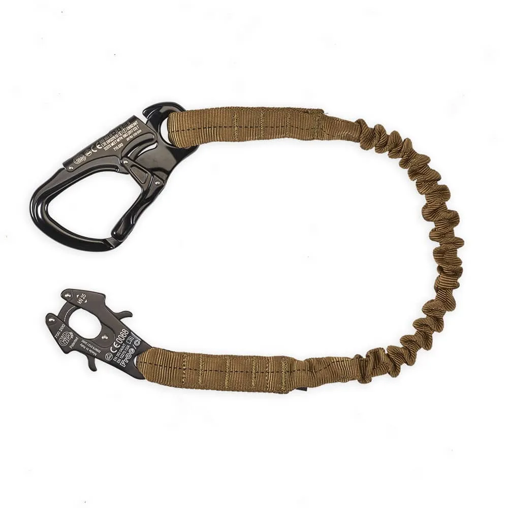 26″ Personal Retention Lanyard   Tango Carabiner & Frog Clamp