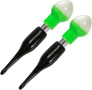2pcs Dark Glow Stick Ultra Light Sensitivity Fishing Rod Bell Alarm Light Sticks Intelligent Control Equipment Outdoor Supplies