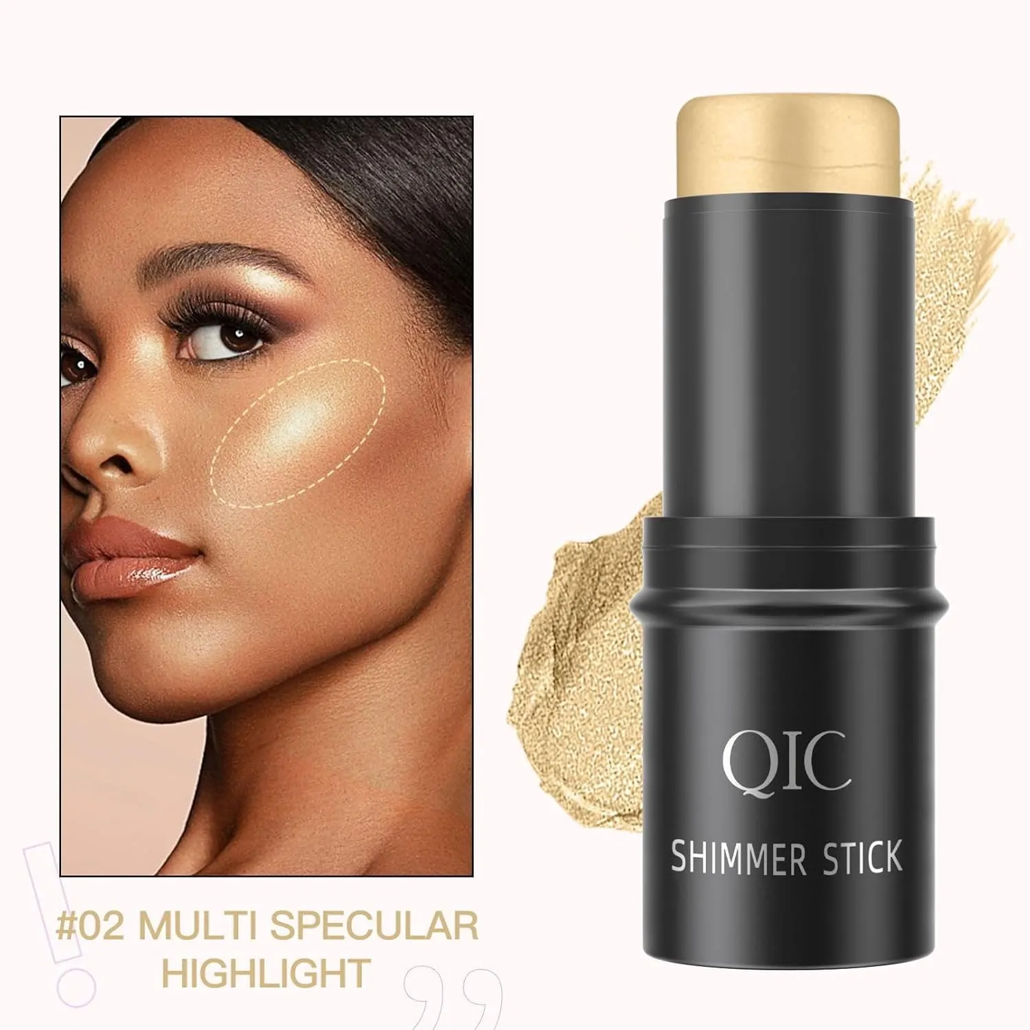 3-in-1 Multifunction Highlight Blush Contour Stick Set Blush Highlighter Shade Cream Makeup