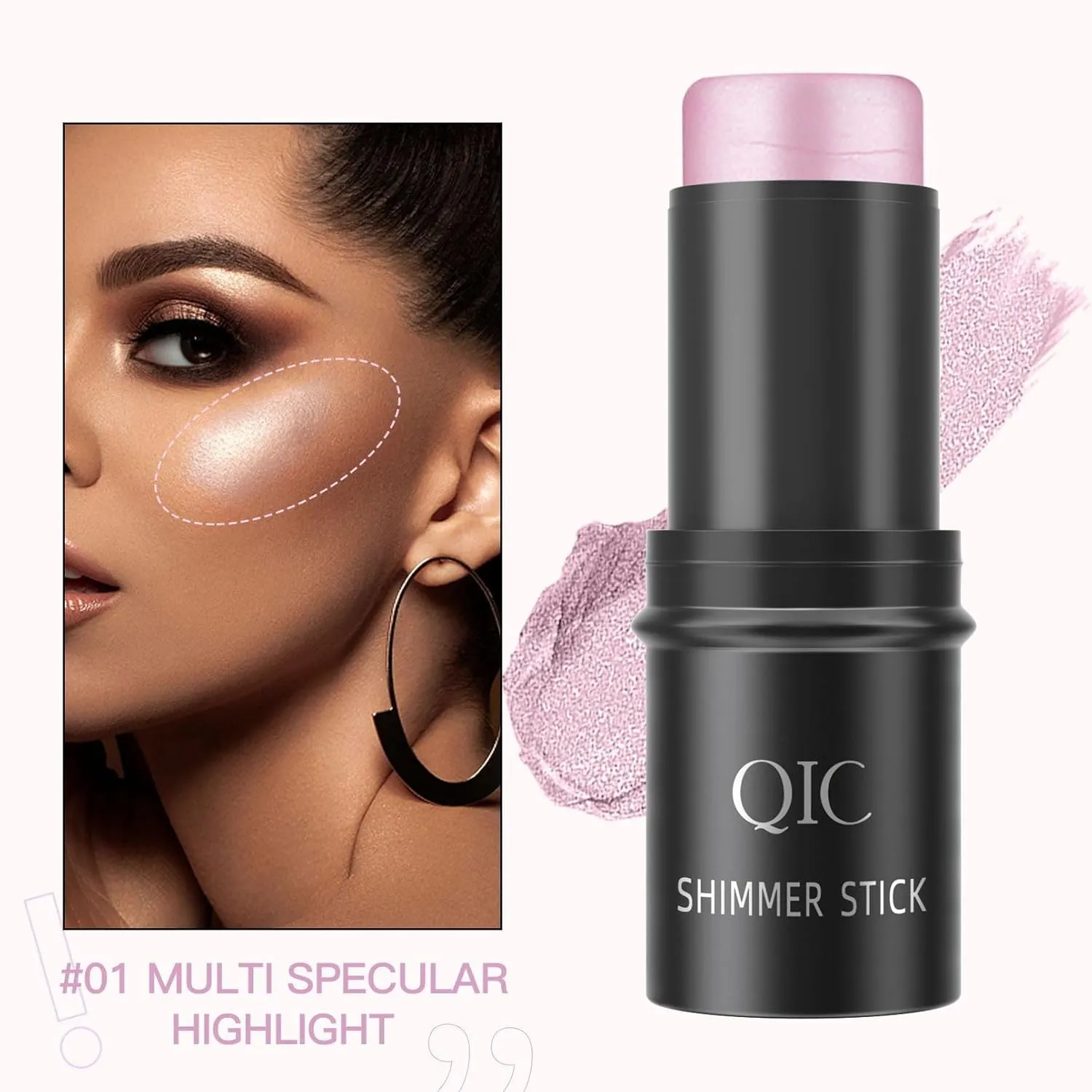 3-in-1 Multifunction Highlight Blush Contour Stick Set Blush Highlighter Shade Cream Makeup
