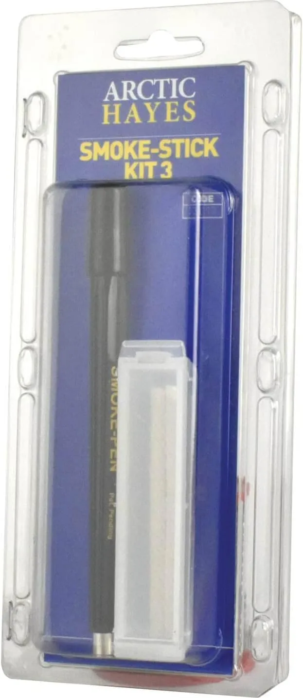 333113 1 x Pen Kit with 3 Smoke Sticks, Test Slight Air-Movement, Gas Mandatory CO Spillage Checks of Boiler/Case Sills, Orange