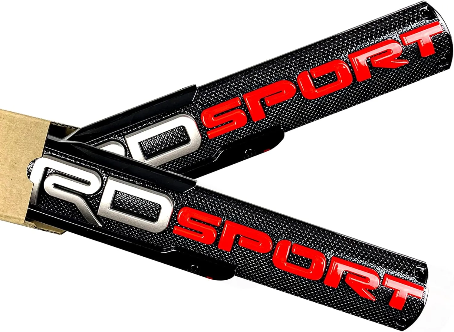 3D Emblem Badge Nameplate Compatible with TRD Sport Left and Right Side Badges Emblems ABS Plastic Emblem with Strong Adhesive 241011 （2 Pack Sport）