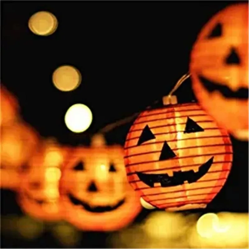 3M 20LED Halloween Pumpkin Lantern LED String Lights Lamp