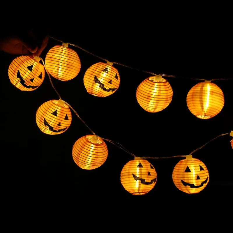 3M 20LED Halloween Pumpkin Lantern LED String Lights Lamp
