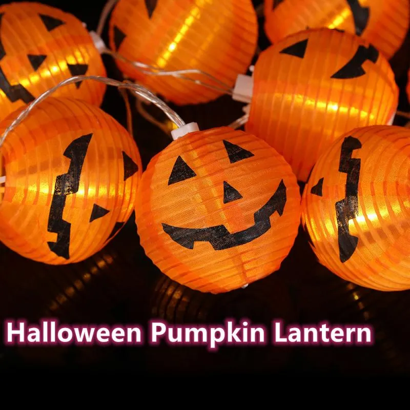 3M 20LED Halloween Pumpkin Lantern LED String Lights Lamp
