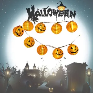 3M 20LED Halloween Pumpkin Lantern LED String Lights Lamp