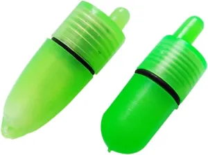 48pcs Fishing Fluorescent Float Dark Glow Stick Alarm Light for Night Fishing