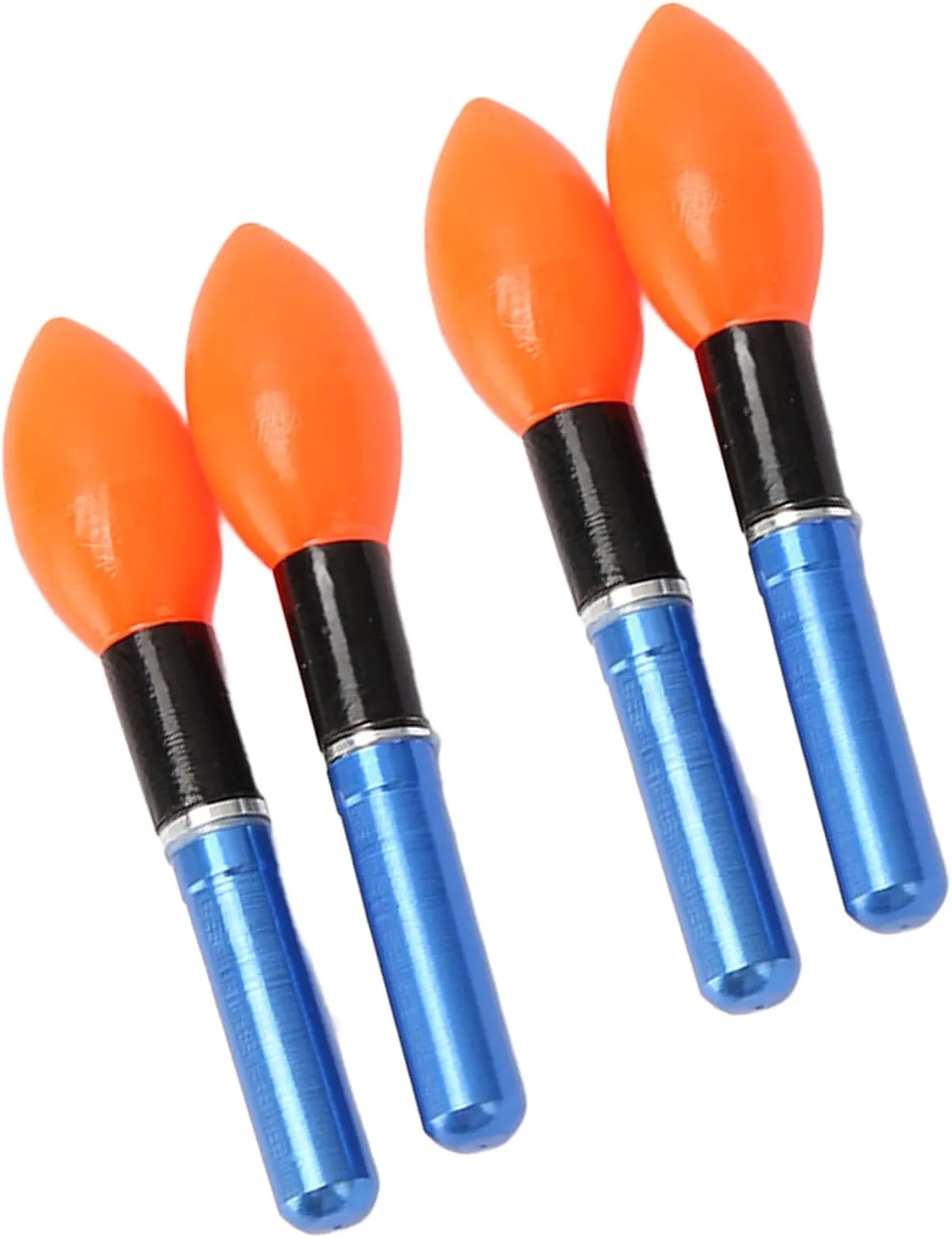 4pcs Bobber Light Glow Sticks Reusable Bulb Type Electronic Fishing Floats Light Stick for Night Fishing