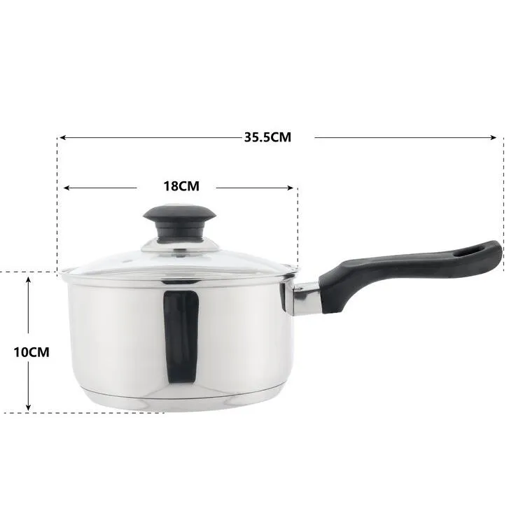 7-Piece Premium offer Set: Full collection Non-Stick Cookware Stainless-Steel