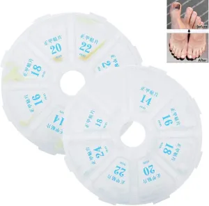 70pcs/box Toenail Correction Patch, Professional Ingrown Pedicure Foot Care Patch Portable Paronychia Corrector Ingrown Toe Nail Patch for Toenail Correction (Color : #1)