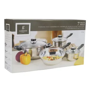 7pc Stainless Steel Cuisine Select Cookware Set