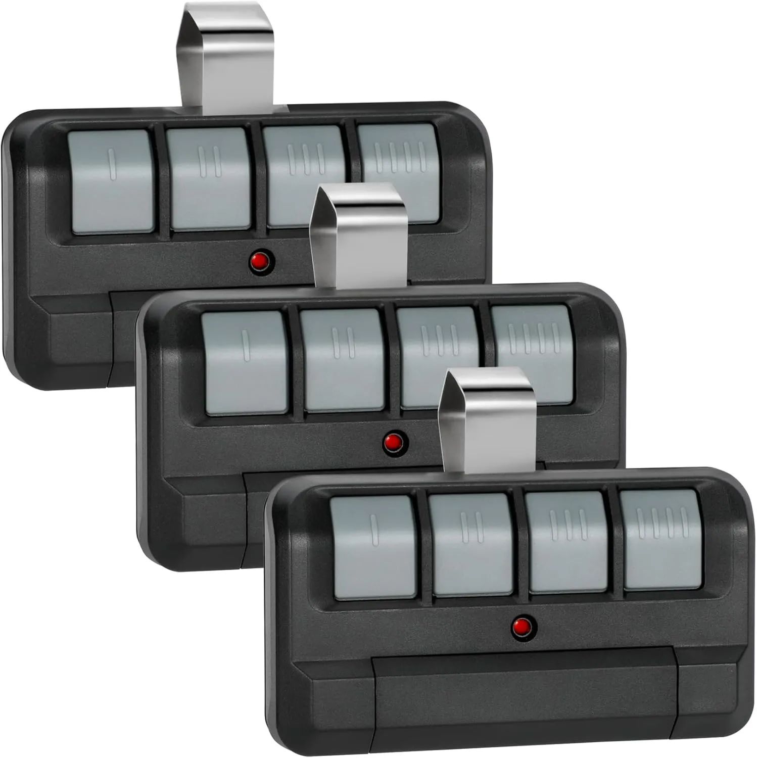 894LT 4-Button Garage Door Opener Learning Remote Control for LiftMaster/Chamberlain/Craftsman Garage Door Opener Remote, 894LT Replaces 811LM 892LT 61LM 361LM Dip Switch Remote, Security  2.0(3 pack)