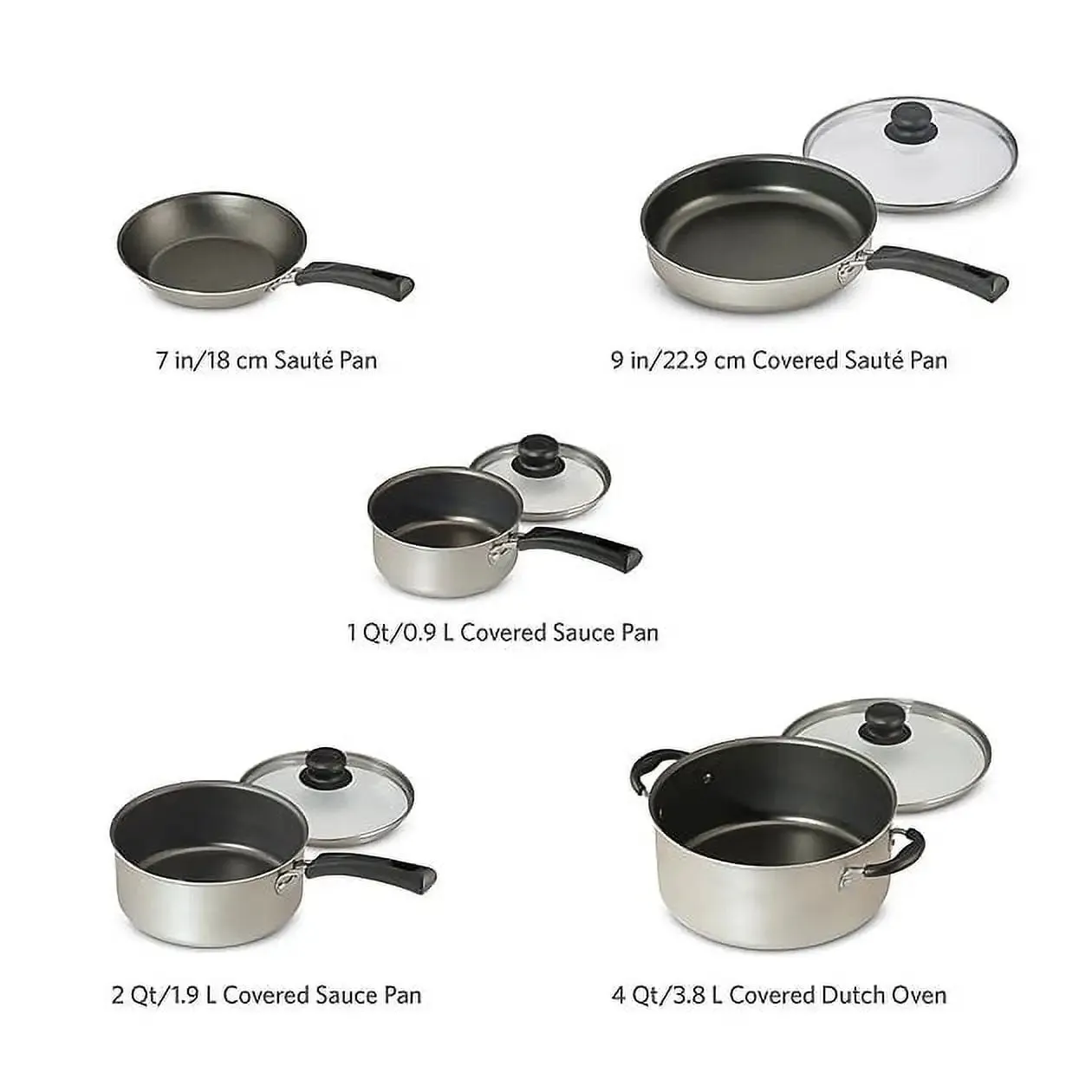 9-Piece Nonstick Cookware Set