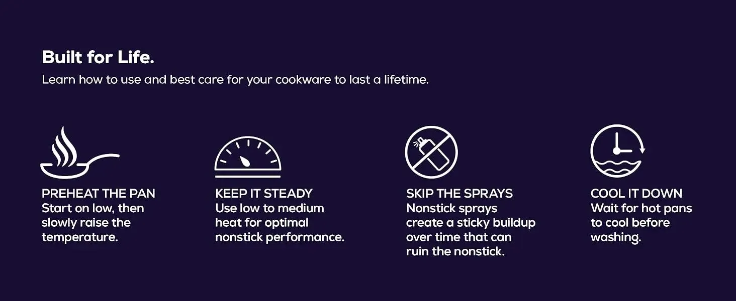 9-Piece Nonstick Induction Cookware Set with Scratch Defense Technology