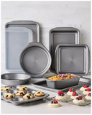 9-Piece Nonstick Induction Cookware Set with Scratch Defense Technology