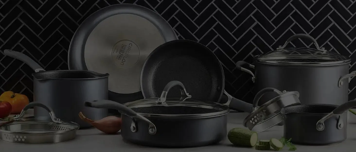 9-Piece Nonstick Induction Cookware Set with Scratch Defense Technology