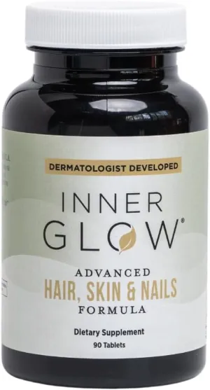 Advanced Hair, Skin & Nails Vitamins – Doctor-Developed Hair Supplement with Biotin, Collagen Peptides, Vitamin E & B12 – Clinically Tested 12-Week Results, Made in USA, Non-GMO