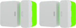 Alarm Magnet Riser Compatible with SimpliSafe | 2 Pack Glow in The Dark Set with 3M Adhesive - Easy Mount to Any Doorway, Window, and Entryway | Sensor/Magnet Not Included (1 inch)