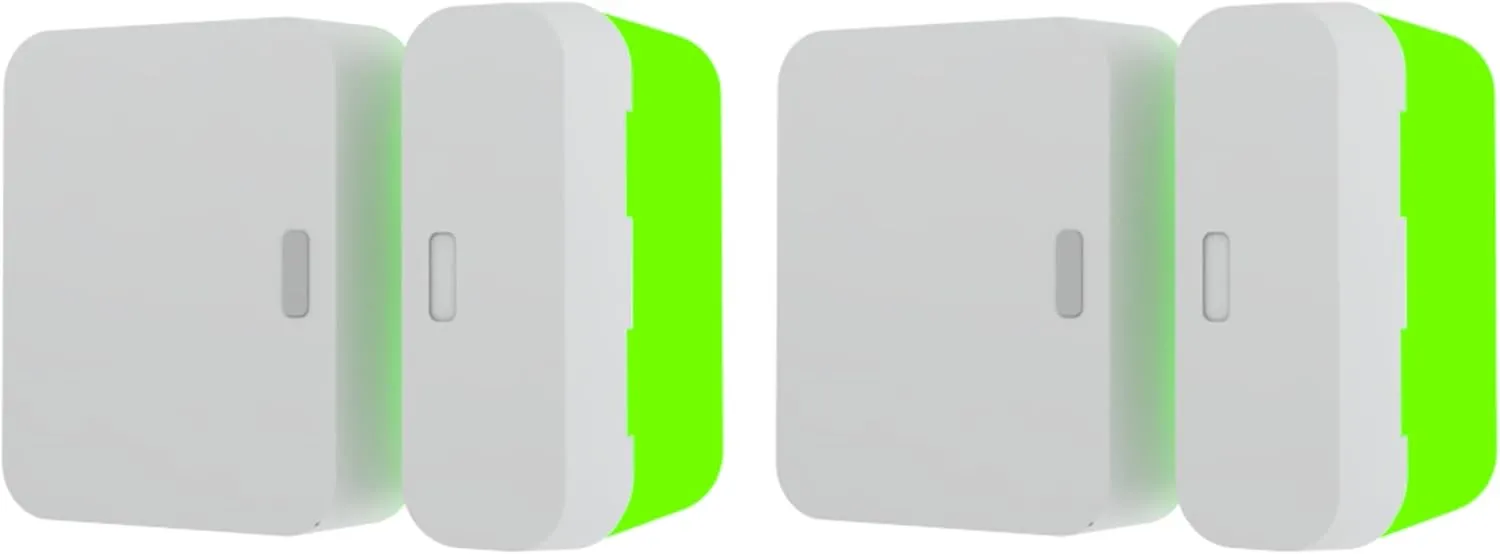 Alarm Magnet Riser Compatible with SimpliSafe | 2 Pack Glow in The Dark Set with 3M Adhesive - Easy Mount to Any Doorway, Window, and Entryway | Sensor/Magnet Not Included (1 inch)