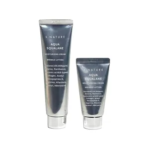 All skin type moisturizing cream for hydration & soothing, For S.Nature Aqua Squalane Moisturizing Cream, 2.02fl.oz. & 1.01fl.oz.
