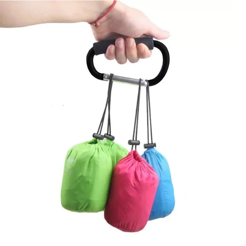 Aluminum Alloy Large D-Shape Carabiner - Versatile Outdoor Keychain Clip for Camping and Hiking