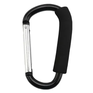 Aluminum Alloy Large D-Shape Carabiner - Versatile Outdoor Keychain Clip for Camping and Hiking