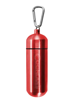 Aluminum Storage Capsule With Carabiner - XL