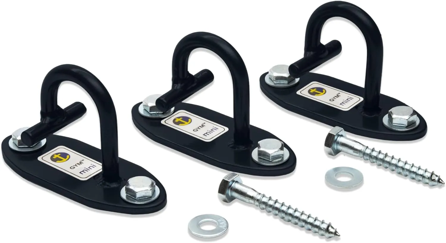 Anchor Gym Mini H1 - Resistance Band Wall Anchors for Home Workouts | Wall Mount Anchor for Resistance Bands, Stretch Straps & Suspension Trainers
