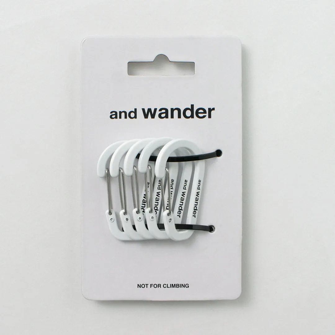 AND WANDER / Mini carabiner set