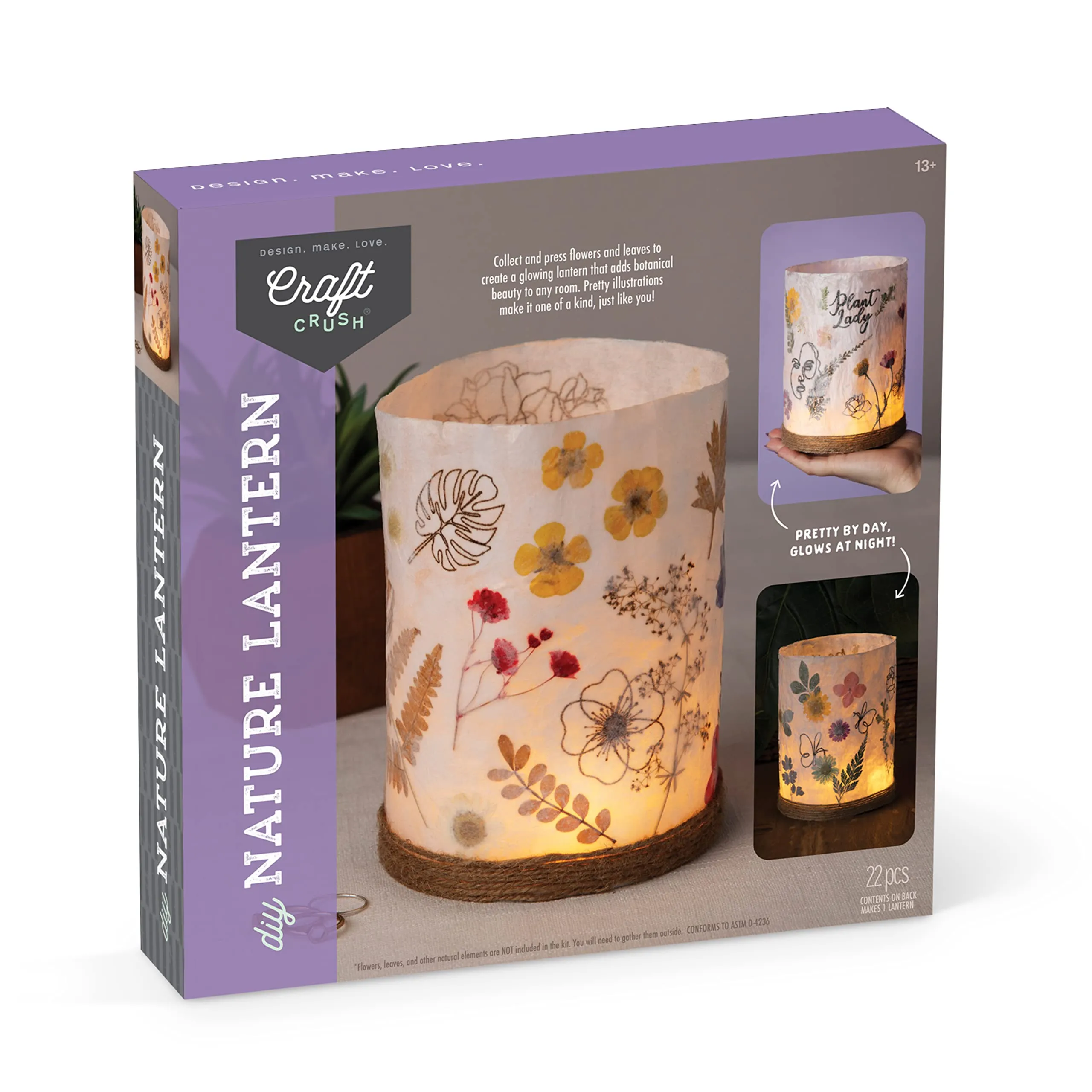 Ann Williams - Craft Crush-Diy Nature Lantern