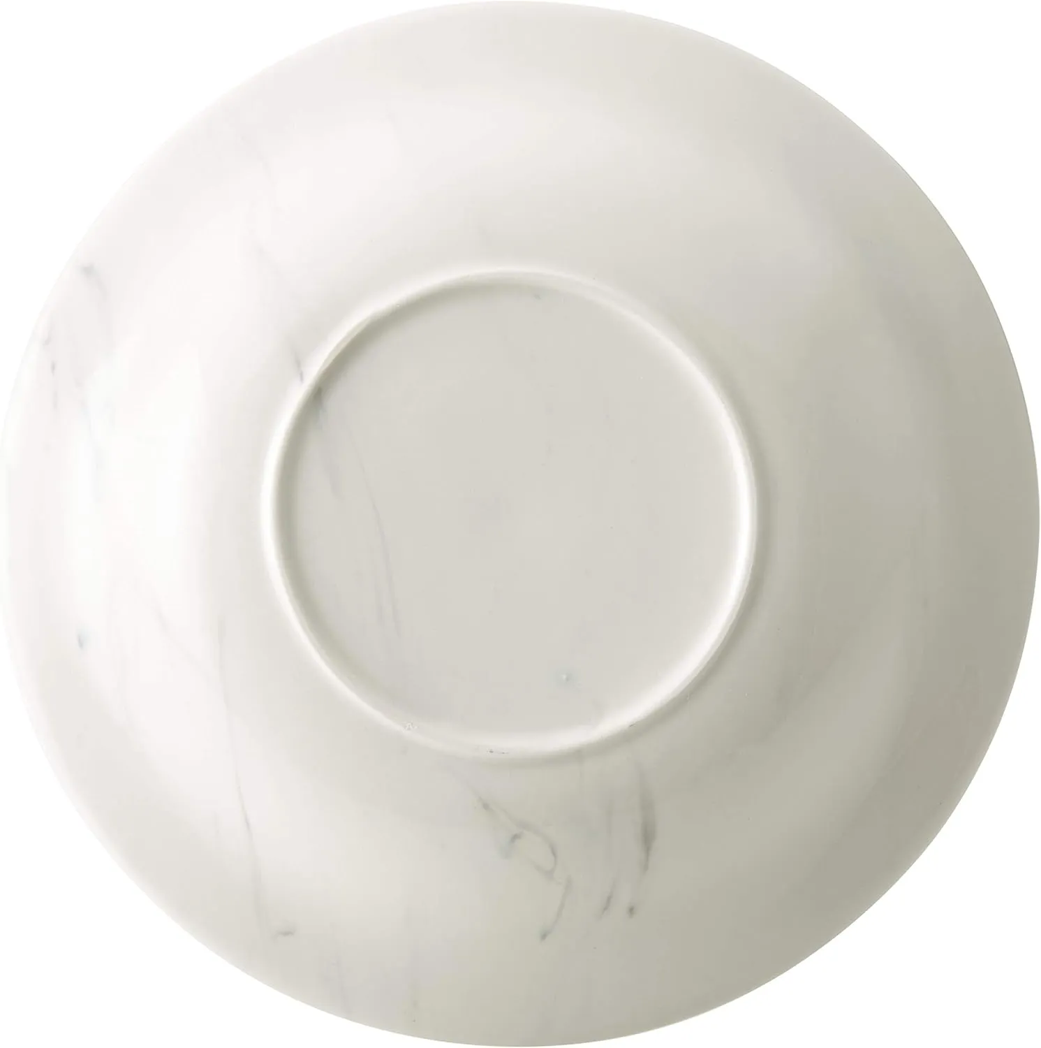 Anolon Ceramics Stoneware Pasta Soup Bowls, 4 Piece, Marble White