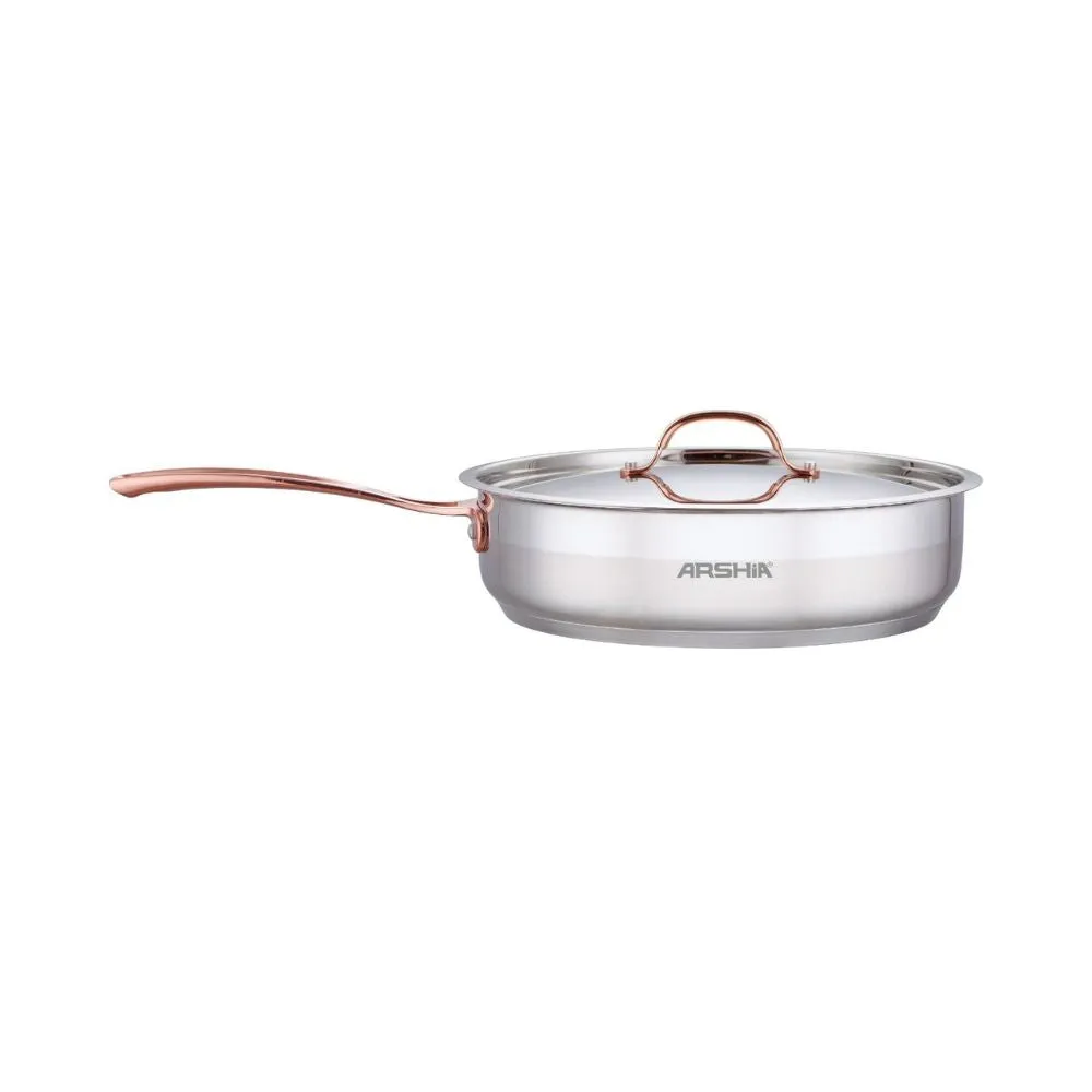 Arshia Double lid Copper Cookware 12PCS SS064